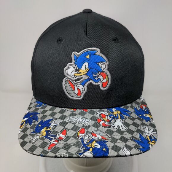 Sonic The Hedgehog Snapback Hat Multicolor One Size Embroidered 6 Panel SEGA - Picture 2 of 7